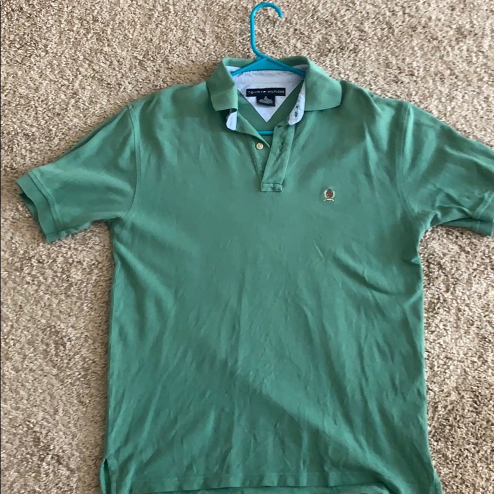 Men’s Tommy Hilfiger Polo - Forest Green - Medium
